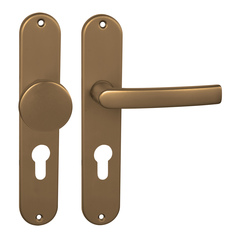 Klika na dveře BA - MIRA - S F4 - Bronz elox