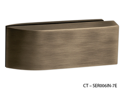 CT - 11000 Kování na skleněné dveře OGS - Bronz česaný matný