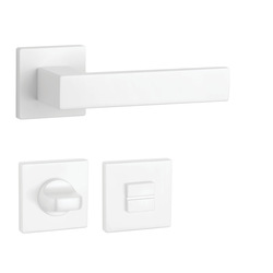 Klika na dveře AS - PINA - HR 7S WS - Bílá matná