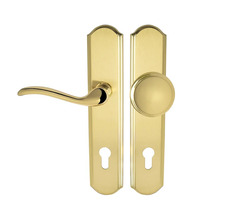 Zpevněné kování MI - LYON/JULIA - SO OLV/OLS - Mosaz leštěná lakovaná / mosaz broušená