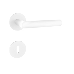 Klika na dveře MP - FAVORIT 22 - R 3SM WS - Bílá matná