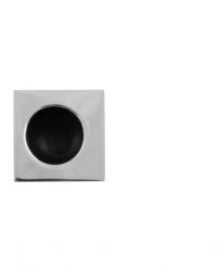 FT - madélko do čela posuvných dveří hranaté MQ - HR OC - Chrom lesklý