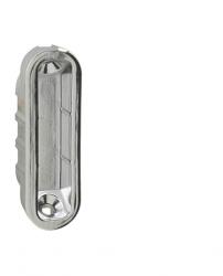 AGB - Protiplech k magnetickému zámku MEDIANA POLARIS plastový nastavitelný s vaničkou ONL - Nikl lesklý