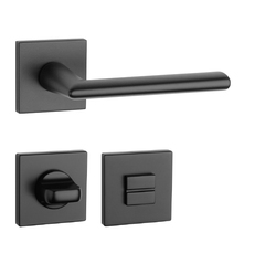 Klika na dveře AT - PRIMULA - HR 7S BS - Černá matná