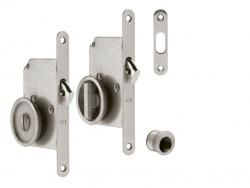 ATZ - Set na posuvné dveře kulatý 3910 WC BN - Broušená nerez