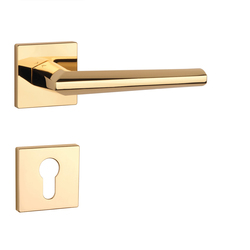 Klika na dveře AS - JASMINA - HR 7S OLV - Mosaz leštěná lakovaná