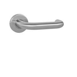 Klika na dveře MP - COSLAN - R BN - Broušená nerez