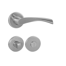 Klika na dveře MP - TORNADO - R BN - Broušená nerez