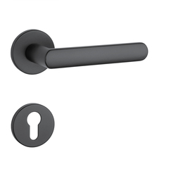 Klika na dveře AT - FRAGOLA - R 7S BS - Černá matná