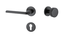 Klika na dveře AT - OLEANDRO - R 7S BS - Černá matná