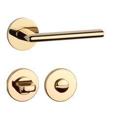 Klika na dveře AT - KALMIA - R 7S OLV PVD - Mosaz leštěná lakovaná PVD