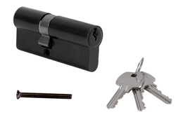 MP - Stavební cylindrická vložka AL BS - Černá matná