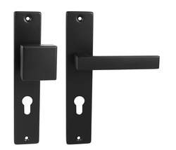 Klika na dveře MP - QUADRA - SH BS - Černá matná