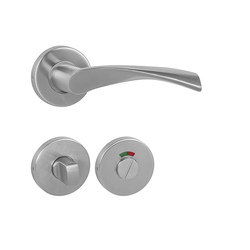 Klika na dveře MP - TORNADO - R BN - Broušená nerez