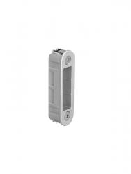 AGB - Protiplech k magnetickému zámku MEDIANA POLARIS nastavitelný pro hliníkovou zárubeň VOC - Velvet chrom