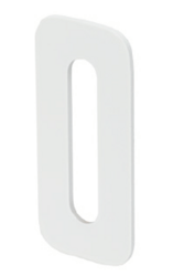 TI - Krytka montážního otvoru 3185 WS - Bílá matná (152)