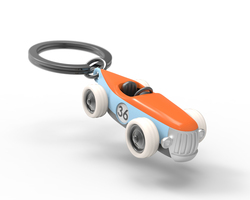 MTM238-01 MTM - KLÍČENKA - Retro závodní auto