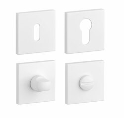 Rozeta ke klice AT - ROZETA - HR 7S WS - Bílá matná