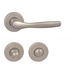 Klika na dveře BA - LUXOR - R F8 - Nikl matný