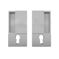 AGB - MUŠLE WAVE na posuvné dveře PZ OCS - Chrom broušený