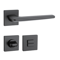 Klika na dveře AS - LUNARIA - HR 7S BS - Černá matná