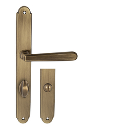 Klika na dveře NI - ALT WIEN Štít OGR - Bronz česaný lesklý