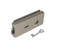 TI - Zámek na skleněné dveře NP - Nikl perla (142)