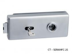 CT - 18000 Kování na skleněné dveře CP - Chrom perla