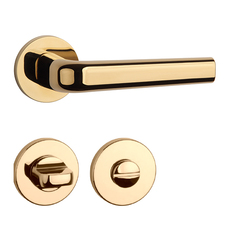 Klika na dveře AT - INULA - R 7S OLV PVD - Mosaz leštěná lakovaná PVD