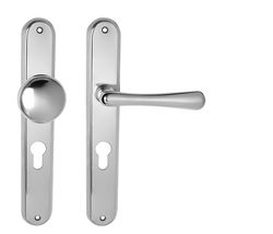 Klika na dveře NI - ELEGANT OC - Chrom lesklý