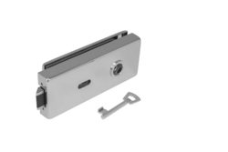 TI - Zámek na skleněné dveře OC - Chrom lesklý (03)