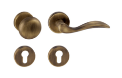 Klika na dveře TI - LEA - R 1948 OGS - Bronz česaný matný (77)