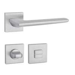 Klika na dveře AS - LUNARIA - HR 7S OCS - Chrom broušený