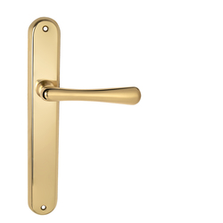 Klika na dveře NI - ELEGANT OLV - Mosaz leštěná lakovaná