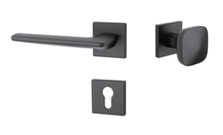 Klika na dveře AS - LUNARIA - HR 7S BS - Černá matná