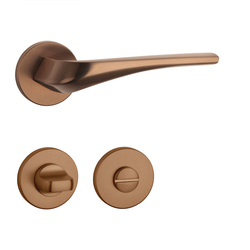 Klika na dveře AS - DALIA - R 7S CUM PVD - Měď matná PVD