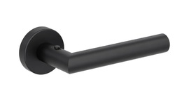 Klika na dveře GK - LUCIA - R - S2L s uzamykáním Grafit černá (78)