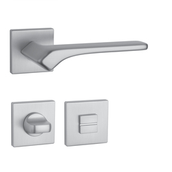 Klika na dveře AS - BERGENIA - HR 7S OCS - Chrom broušený