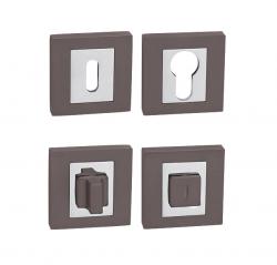 MP - ROZETA - HR T/OC - Titan / chrom lesklý