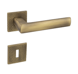 Klika na dveře TI - POPULAR - HR 4161 5SQ T1 OGS - Bronz česaný matný (77)