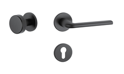 Klika na dveře AT - OLEANDRO - R 7S BS - Černá matná