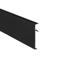 SC - Kryt art. 0169 na profil 0195 a 196 AF pro skleněné dveře BS - Černá matná