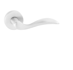 Klika na dveře TI - LEA - R 1948 WS - Bílá matná (152)