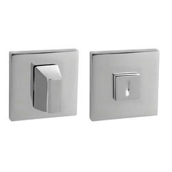 Rozeta ke klice MP - ROZETA - HR SQ6 OC - Chrom lesklý