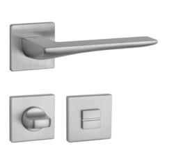 Klika na dveře AS - IRIS - HR 5S OCS - Chrom broušený