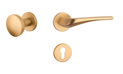 Klika na dveře AS - DALIA - R 7S OLS - Mosaz broušená