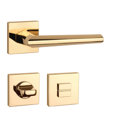 Klika na dveře AS - JASMINA - HR 7S OLV - Mosaz leštěná lakovaná