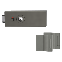 GK - PURISTO S - ZÁMEK na skleněné dveře - WC S2L (vč. závěsů) Kašmír šedá (77)