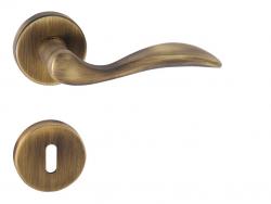 Klika na dveře TI - LEA - R 1948 OGS - Bronz česaný matný (77)