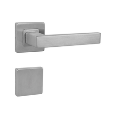 Klika na dveře MP - QUADRA - HR BN - Broušená nerez